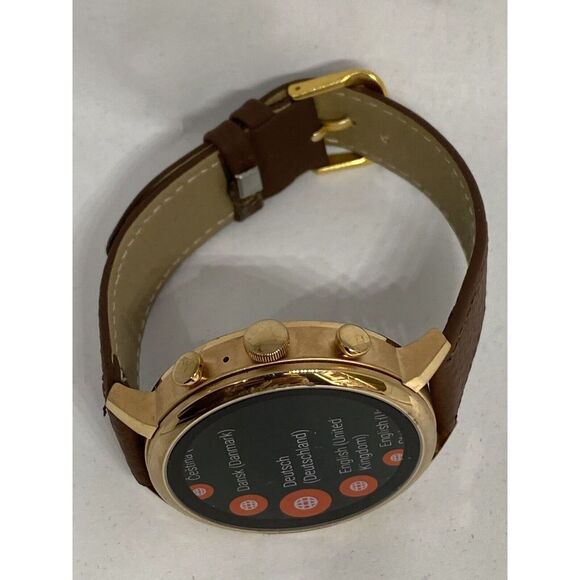 Fossil Gen 4 Authentic Digital Dial Smart Watch Custom Band FTW6018 LT283 - Picture 8 of 12